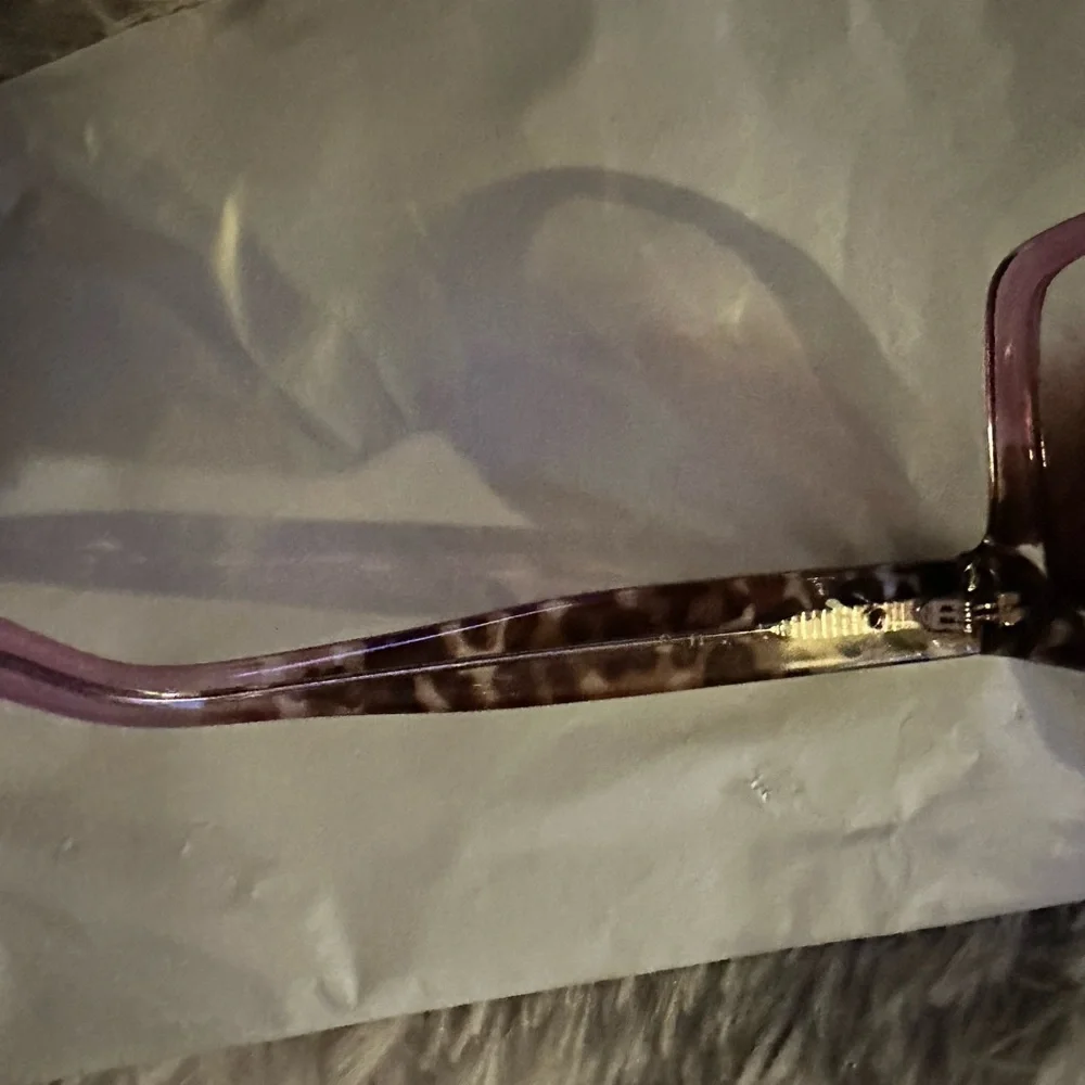 Quay Australia Tortoise to Purple Gradient Square Sunglasses - NWOT